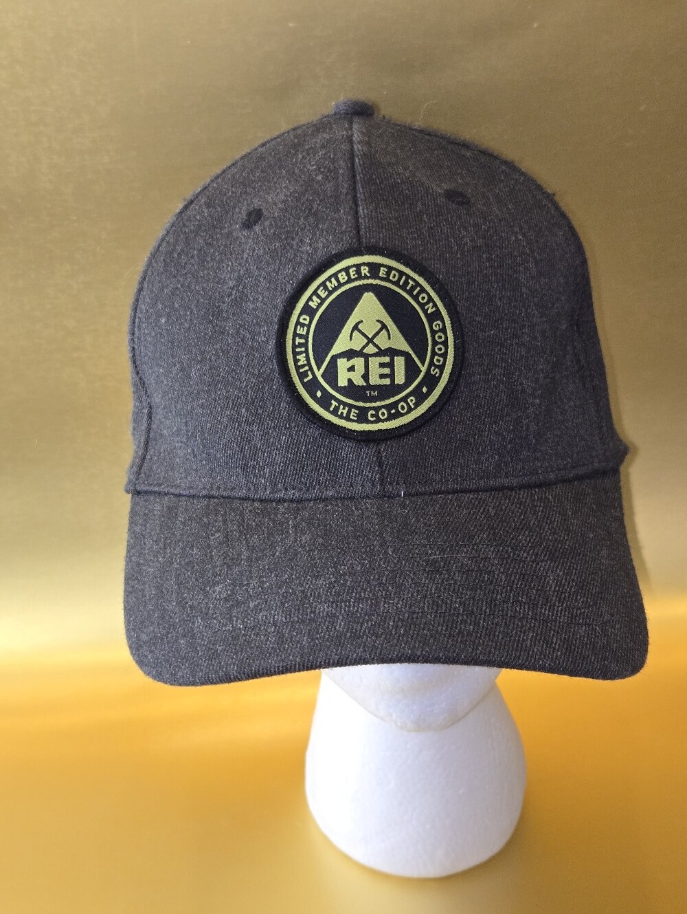 REI Co-op Limited Member Edition Goods Hat Graphite Wool Blend Strapback NWT